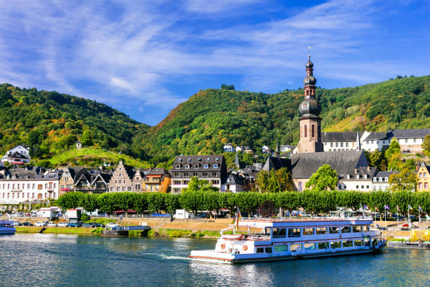 istock Romantic Rhein river cruises. Beautiful Cochem town. Germany 667503434