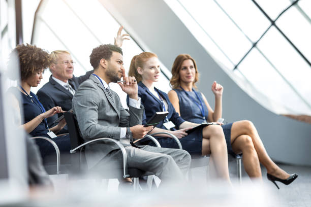 istock Business People on a Conference Event 667505956