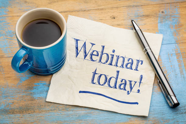 istock webinar today reminder on napkin with coffee 667547912