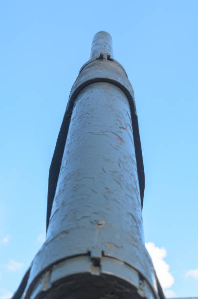 istock Barrel of artillery weapons 667560640