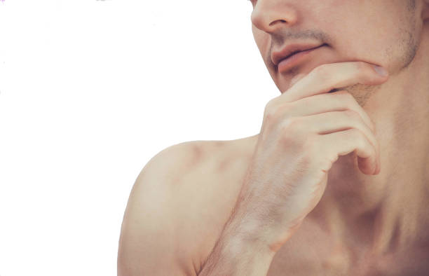 istock Man is looking at his fis face 667560982