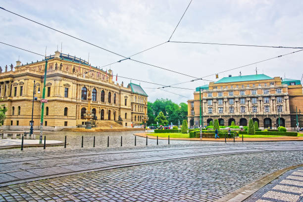 istock Rudolfinum and Charles University on Jan Palach Square in Prague 667564922