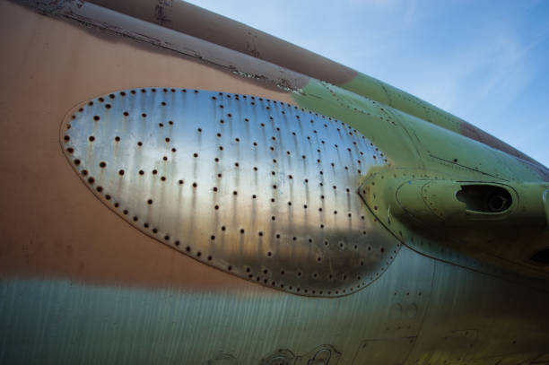 istock Colorful fuselage of old airplane. 667565572