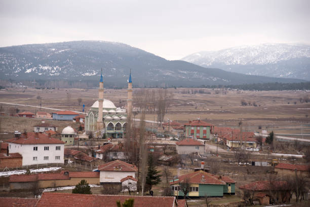 landscape of a small town in Anatolia, Eskisehir, Turkey