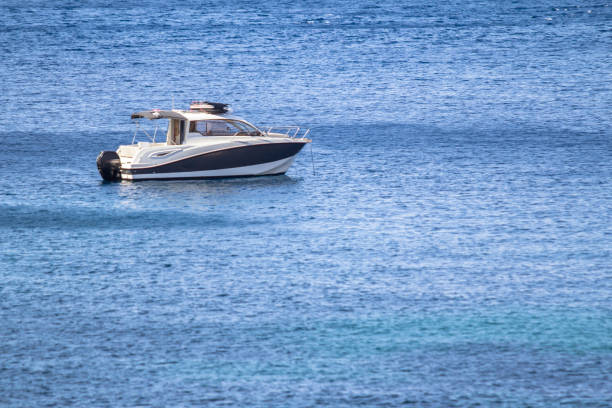 istock Luxury yacht in the sea 667591450