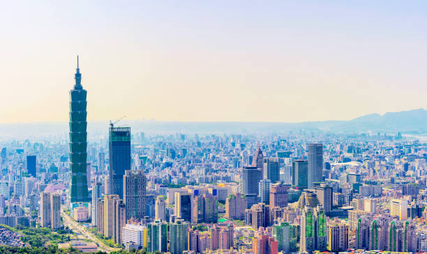 istock Panorama of Taipei 667593120