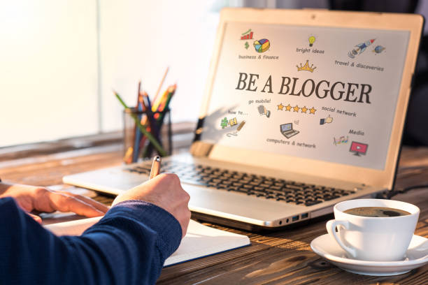 istock Be A blogger Concept In Home Office 667604358