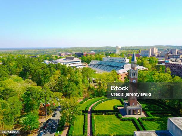 Luftaufnahme Des Unccampus Stockfoto und mehr Bilder von Chapel Hill - Chapel Hill, Campus, North Carolina - US-Bundesstaat
