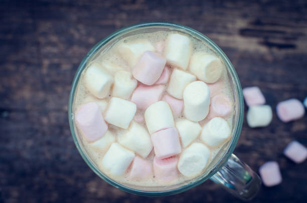 istock Marshmallows on the top of a hot chocolate drink 667614044
