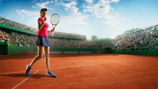 istock Tennis: Happy sportswoman 667637522