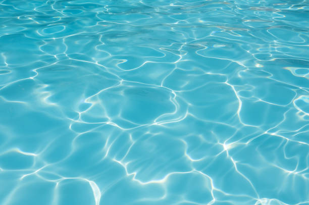 istock Blue and bright ripple water and surface in swimming pool 667641702