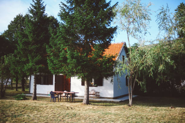istock Cozy old farm house 667645042