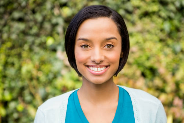 istock Portrait of a smiling brunette 667656446