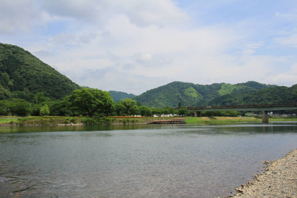 istock Nishiki river in Iwakuni, Japan 667685922
