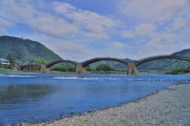 istock Kintai Bridge in Iwakuni, Yamaguchi Prefecture, Japan 667688810