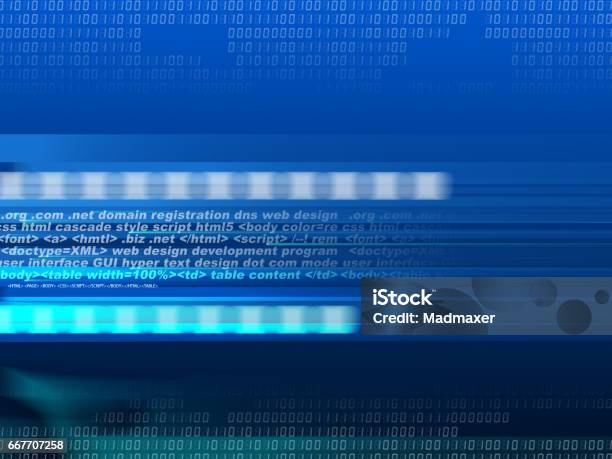 Internet Code Background Stock Illustration - Download Image Now ...