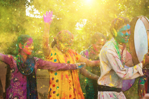 istock Indian youngsters celebrating holi 667707356