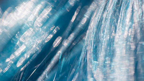 istock Abstract background of blue hairs 667724060