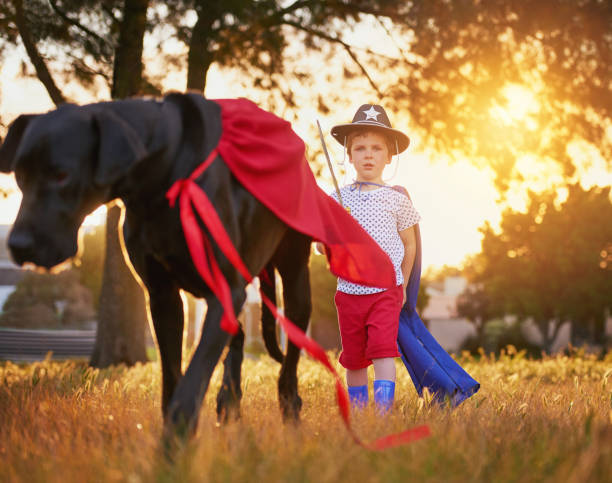 istock Beware of the dog and his owner 667730514
