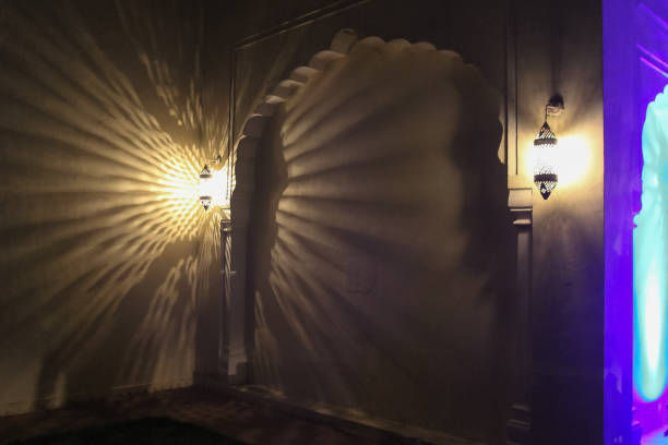 istock oriental lamp in hotel jaipur india 667752362