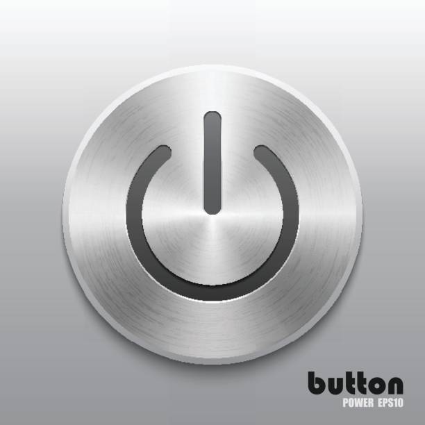 Computer Power Button Texture 550+ Vector Circular Brushed Aluminum Texture Stock Illustrations ...