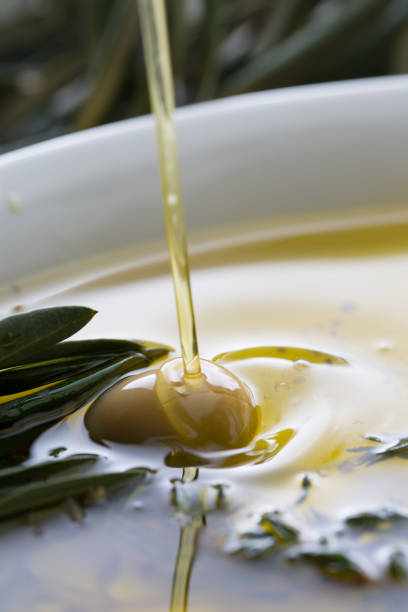 Olive Oil, Olive - Fruit, Cooking Oil, Olive Tree, Tasting, Food and Drink, Fresh thyme, Healthcare and medicine, Nature, Agriculture, Harvest
