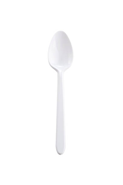 pacchetto da fare - spoon plastic isolated white foto e immagini stock