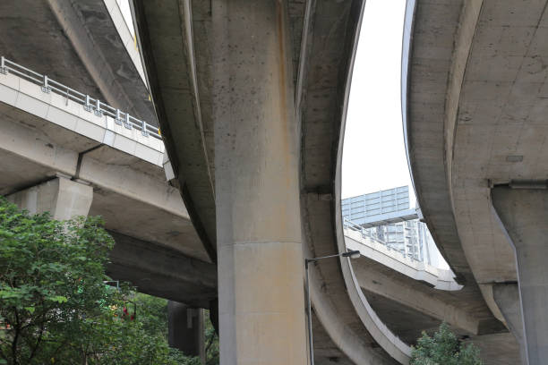 The curve of suspension bridge in