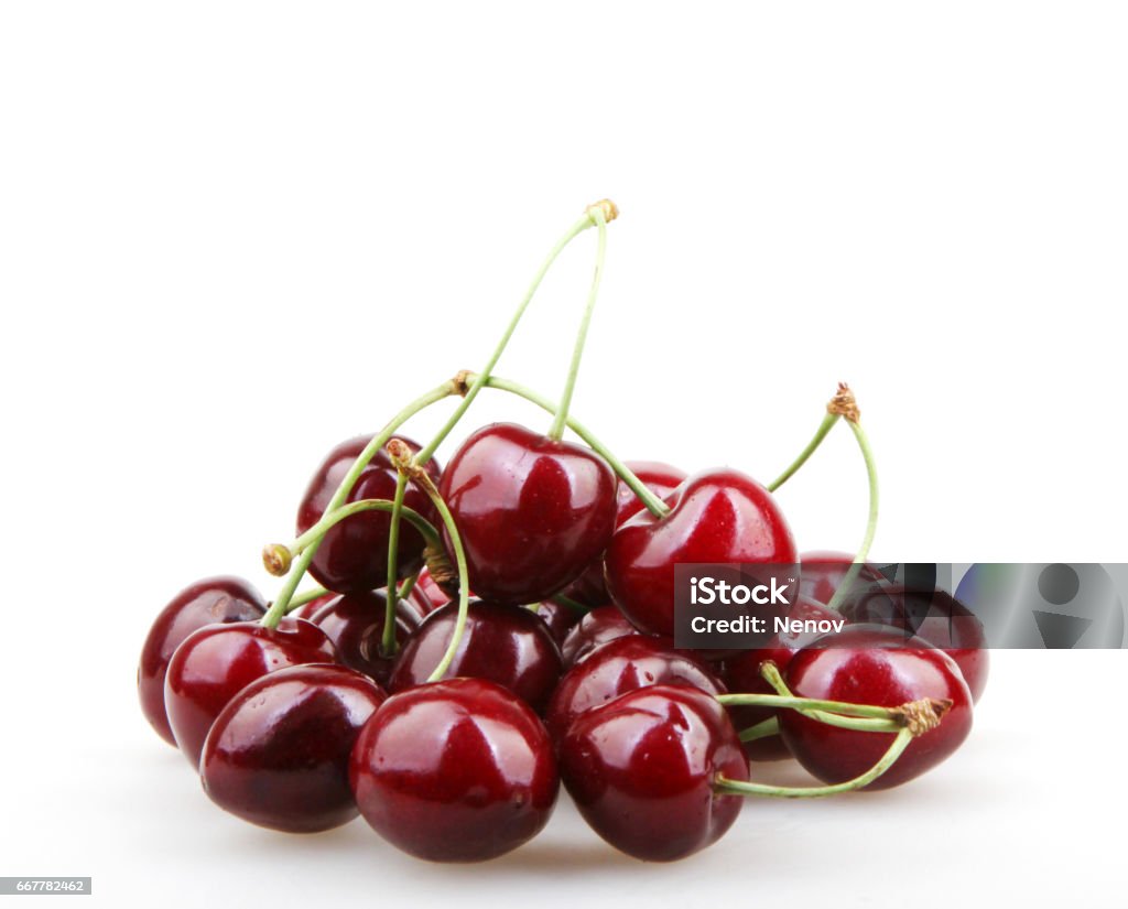 Sweet cherry isolated on white Sweet cherry isolated on white. Cherry Stock Photo