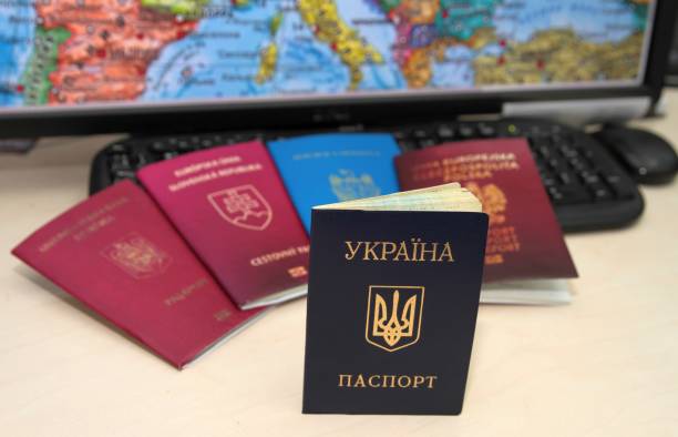 istock Passports of different countries. 667785386