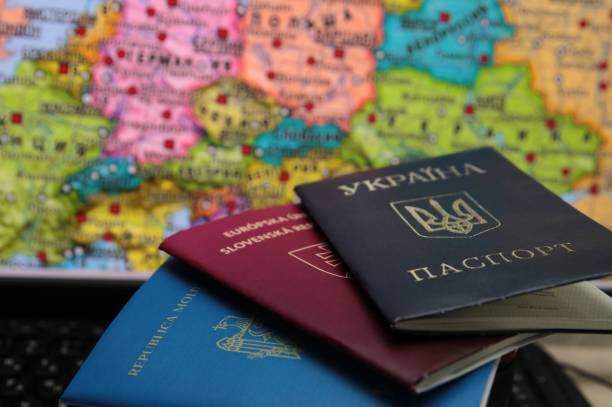 istock Passports of different countries. 667786532