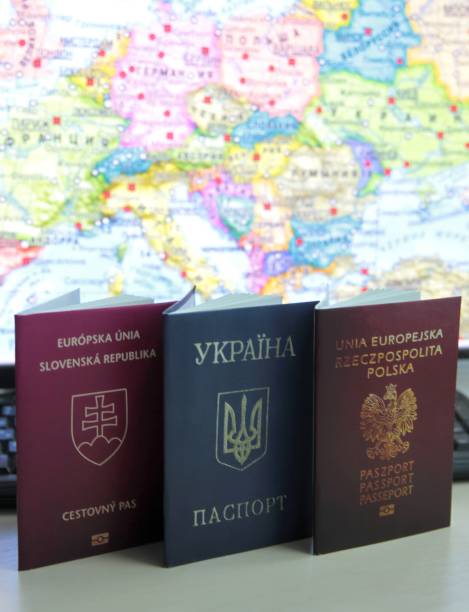 istock Passports of different countries. 667786814