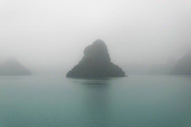 istock Ha long bay in mist. Vietnam 667790588