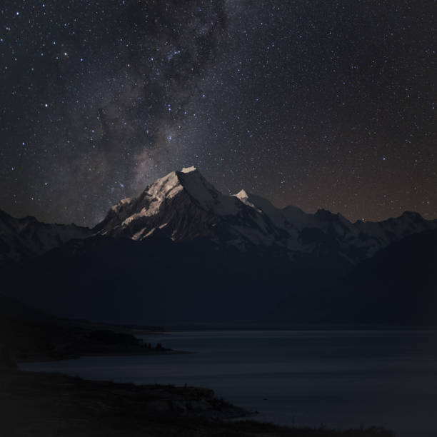 istock Mount Cook at night with Milky Way 667790702