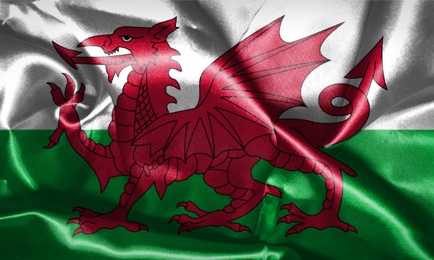 istock Wales National Flag Grunge Looking 3D illustration 667798786