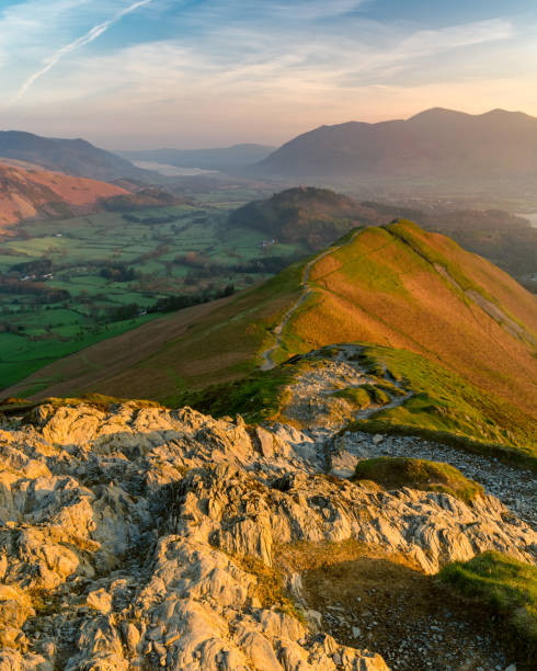 istock Catbells in the Lake District at sunrise. 667799458