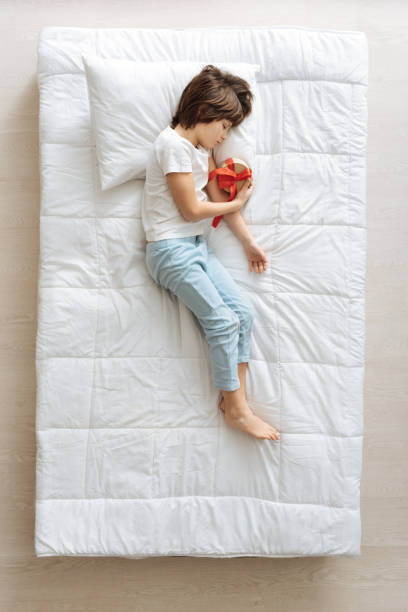 istock Dreamy kid hoping for a present 667805490