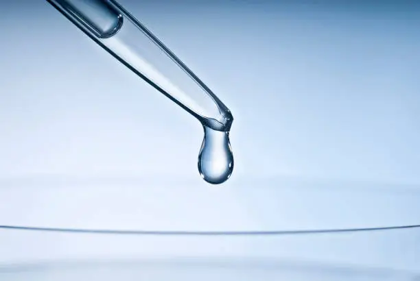 Photo of Pipette with drops