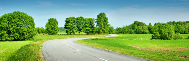 istock Road panorama on sunny summer day 667819358