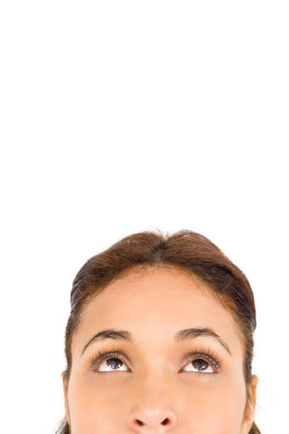 istock Cropped image of woman looking up 667820022