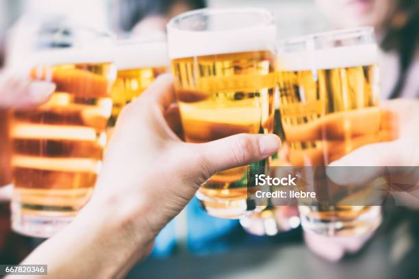 Make A Toast With A Beer Stock Photo - Download Image Now - Beer - Alcohol, Celebratory Toast, Beer Festival