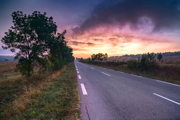 istock Road to the sunrise 667835526
