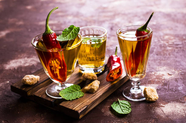 istock Transparent alcoholic drink 667835750