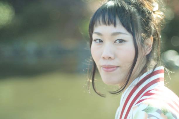 Japanese woman in kimono