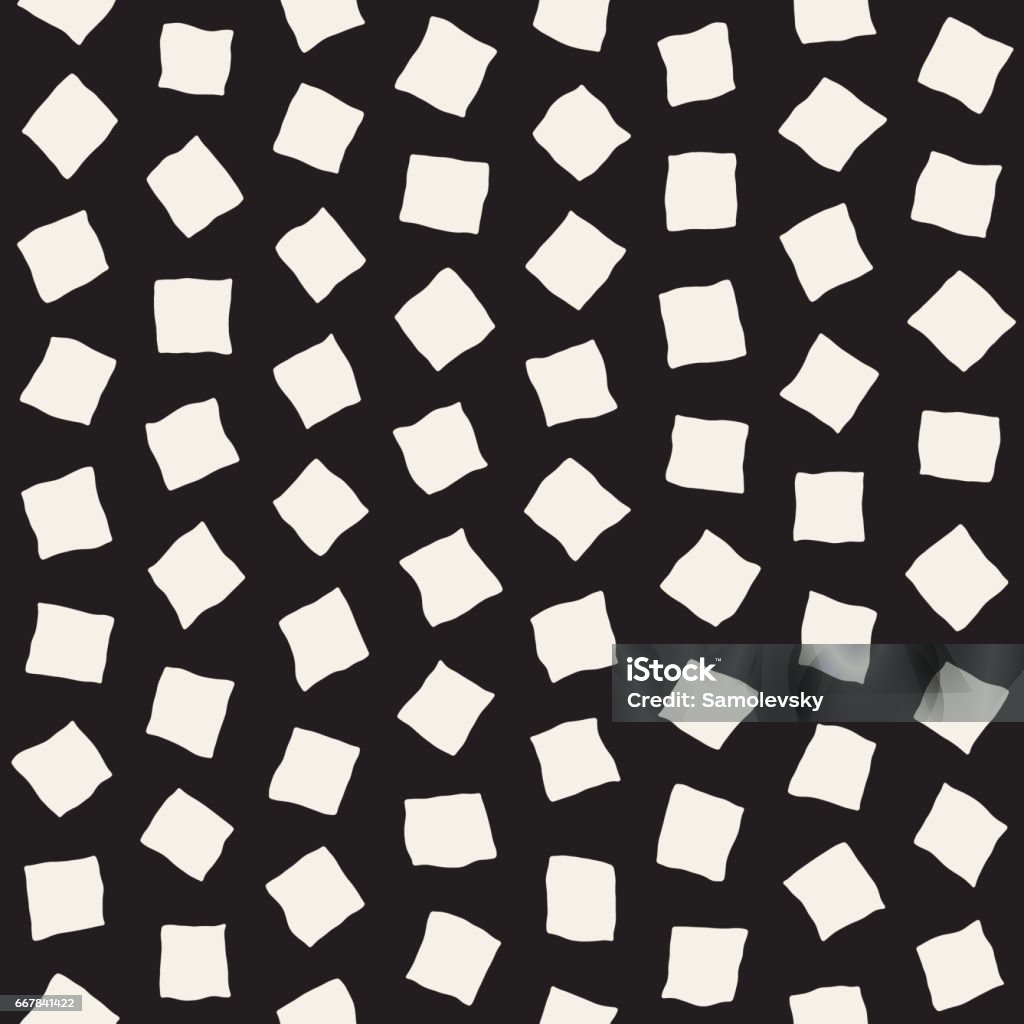 Scatered Pattern Simple Vector Seamless Pattern Abstract Background With Scattered Geometric ...