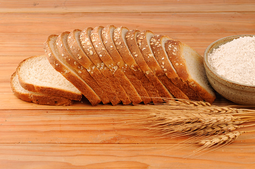 Fresh bread on table close-up - Healthy eating and traditional bakery concept - Buenos Aires - Argentina