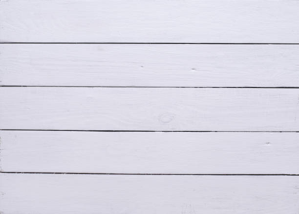 istock old white wooden table background above view 667842600