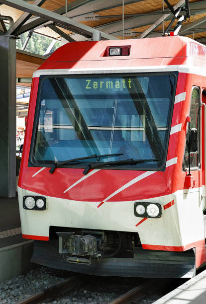 istock Concourse at Railway train station in Zermatt Valais Swiss 667845528