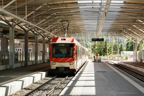 istock Concourse at Railway train station in Zermatt Visp Switzerland 667845552