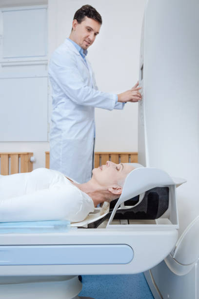 istock Nice elderly woman being examined 667853512